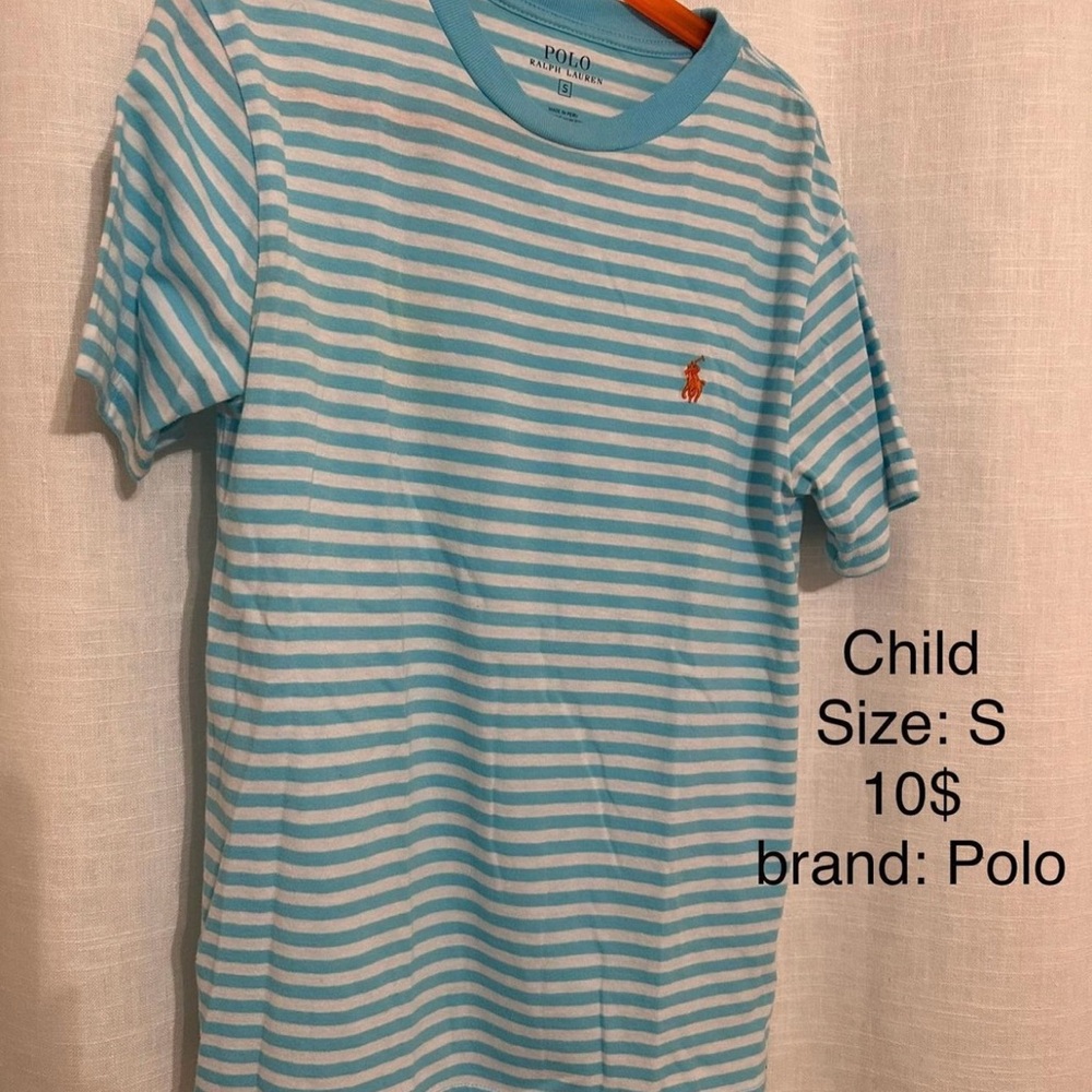 Polo by Ralph Lauren Kids Blue Striped Shirt